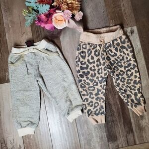 Grayson Mini Toddler Girl Size 18m Jogger Sweatpants Bundle 2 Pairs GUC